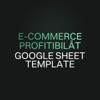 E-Commerce Profitabilitaet Google Sheet Template