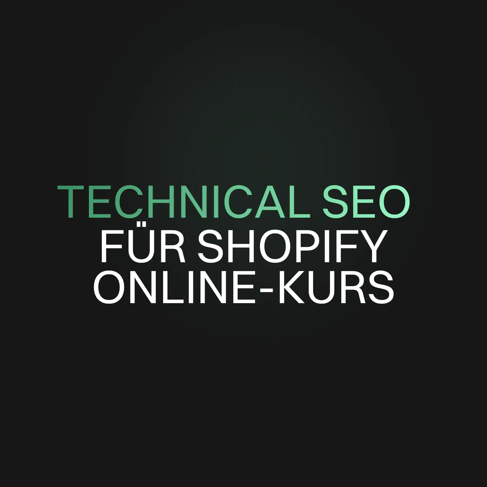 Technical SEO für Shopify Online-Kurs